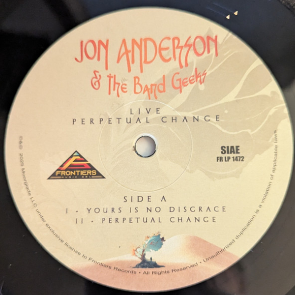 Виниловая пластинка Jon Anderson & The Band Geeks – Live - Perpetual Change - 3LP - рис.2