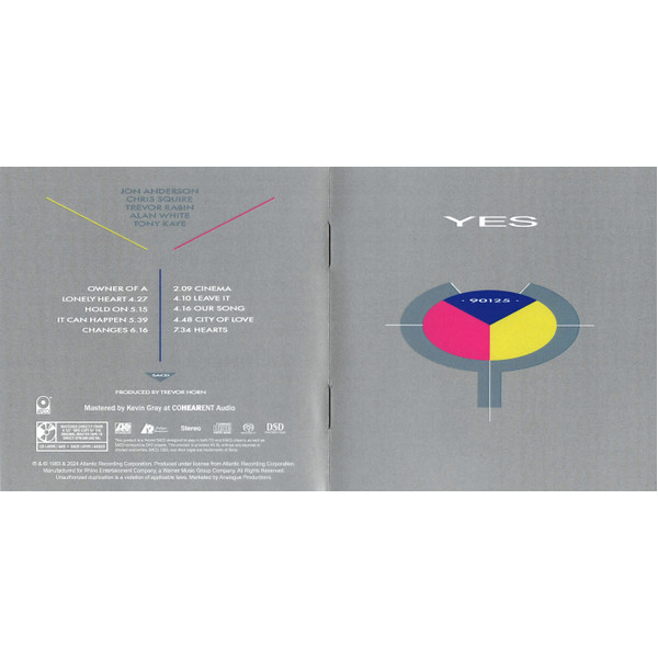 CD-диск Yes - 90125 SACD - рис.4
