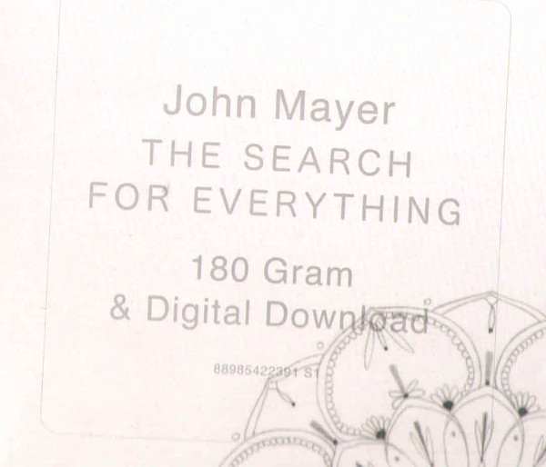Виниловая пластинка John Mayer - The Search For Everything - рис.3