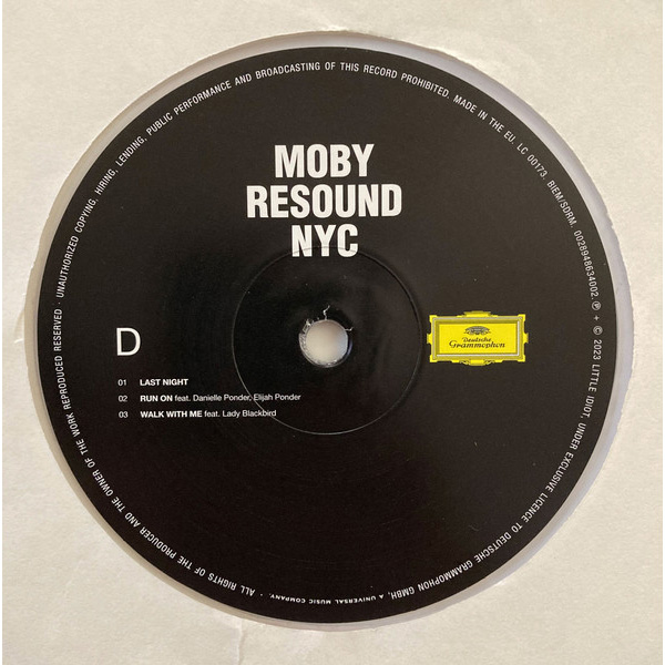 Виниловая пластинка Moby - Resound Nyc Crystal Clear LP - рис.4