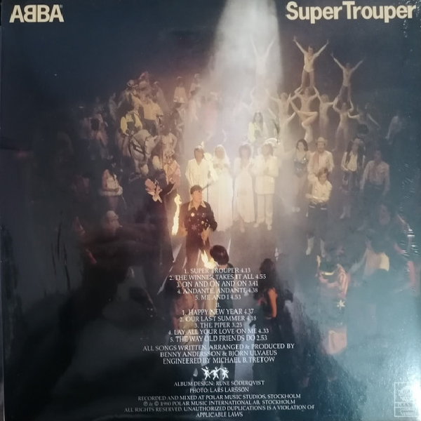 Виниловая пластинка ABBA - Super Trouper (picture) LP - рис.1
