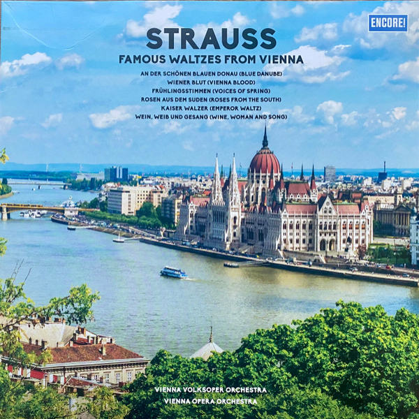 Symphony Orchestra Strauss - Famous Waltzes from Vienna LP - рис.0