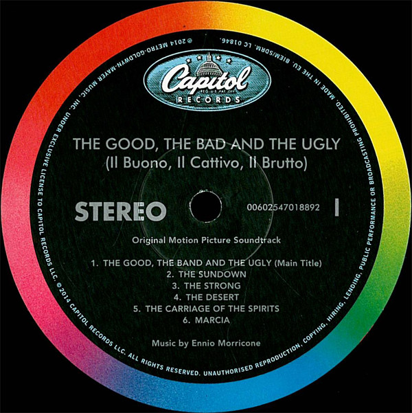 Виниловая пластинка Ennio Morricone - The Good, The Bad And The Ugly (Original Motion Picture Soundtrack) - рис.2
