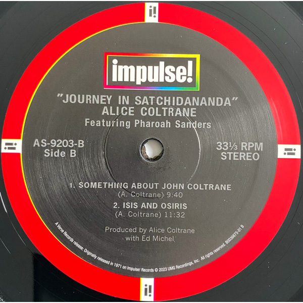 Виниловая пластинка Alice Coltrane Feat. Pharoah Sanders - Journey In Satchidananda (Acoustic Sounds) LP - рис.3