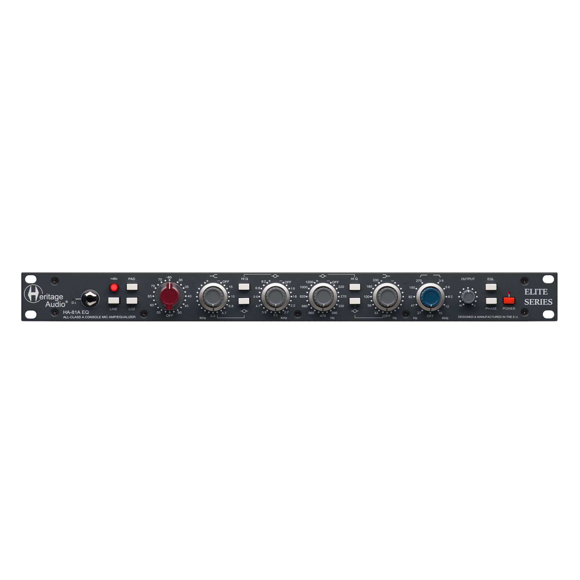 

Студийное оборудование Heritage Audio, HA-81A EQ Elite Series Black