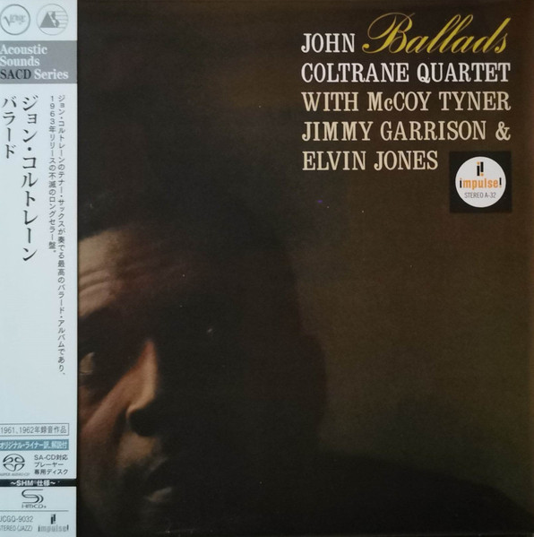 CD-диск John Coltrane Quartet – Ballads - Paper Sleeve - SACD - рис.0