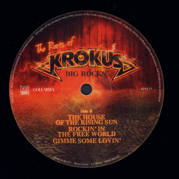 Виниловая пластинка Krokus - Big Rocks - рис.2