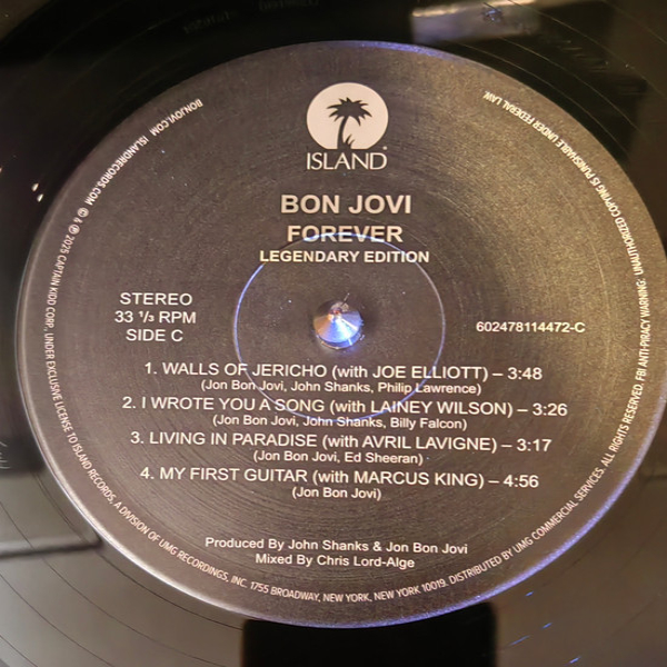 Виниловая пластинка Bon Jovi – Forever (Legendary Edition) - 2LP - рис.7