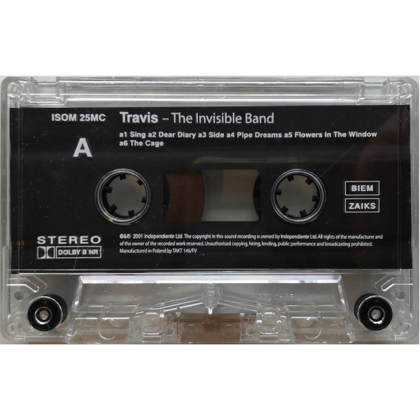 Кассета Travis - The Invisible Band - рис.3