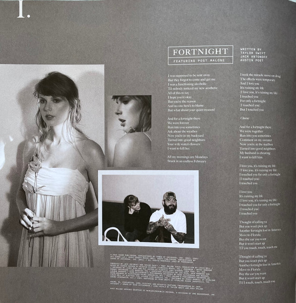 Виниловая пластинка Taylor Swift – The Tortured Poets Department - Smoke Gray 2LP - рис.1