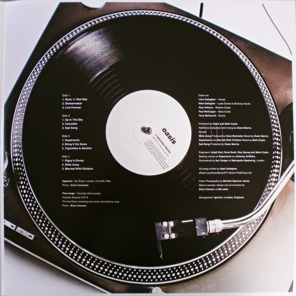 Виниловая пластинка Oasis - Definitely Maybe - рис.2