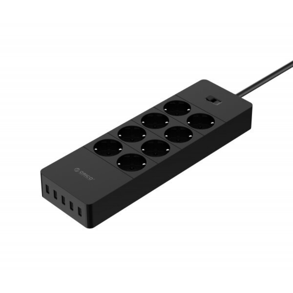 

Сетевой фильтр Orico, Черный, HPC-8A5U Black