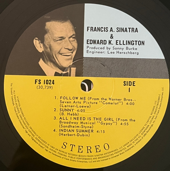 Виниловая пластинка Frank Sinatra & Count Basie & Duke Ellington – The Giants Of Jazz 2LP - рис.6