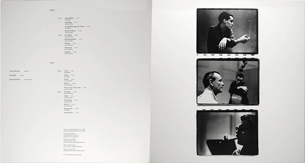 Виниловая пластинка Jimmy Giuffre 3 - 1961 - рис.2