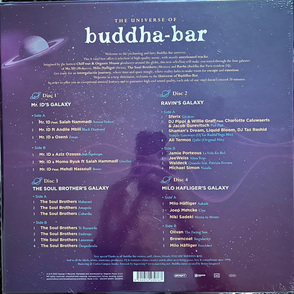 Виниловая пластинка Variours Artists - Buddha Bar - The Universe (Box Set) 4LP - рис.1