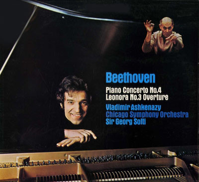 Пластинка Beethoven; Vladimir Ashkenazy; Chicago Symphony Orchestra; Sir Georg Solti - Piano Concerto No. 4 Overture In C Major - рис.0