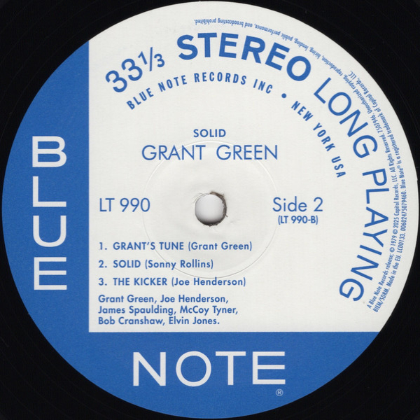 Виниловая пластинка Grant Green – Solid LP - рис.4