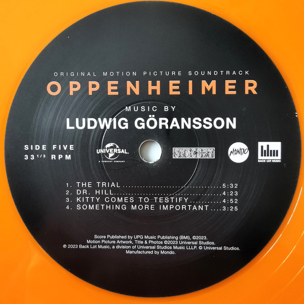Виниловая пластинка Ludwig Göransson - Oppenheimer (Original Motion Picture Soundtrack)(coloured) - 3LP - рис.13