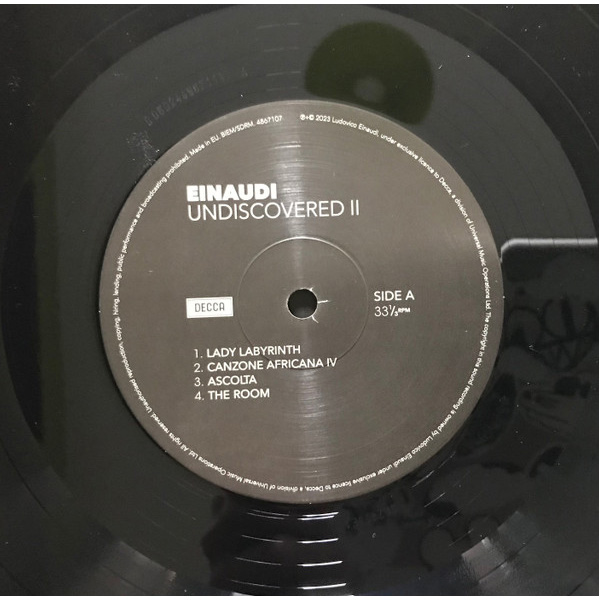Виниловая пластинка Ludovico Einaudi – Undiscovered Vol.2 LP - рис.2