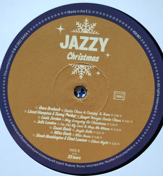 Виниловая пластинка Various – Jazzy Christmas LP - рис.3
