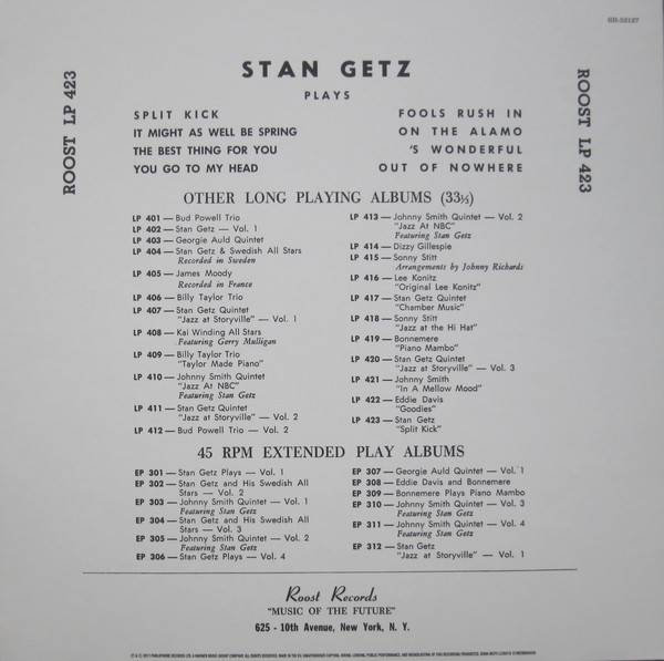 Виниловая пластинка Stan Getz - Split Kick - рис.1
