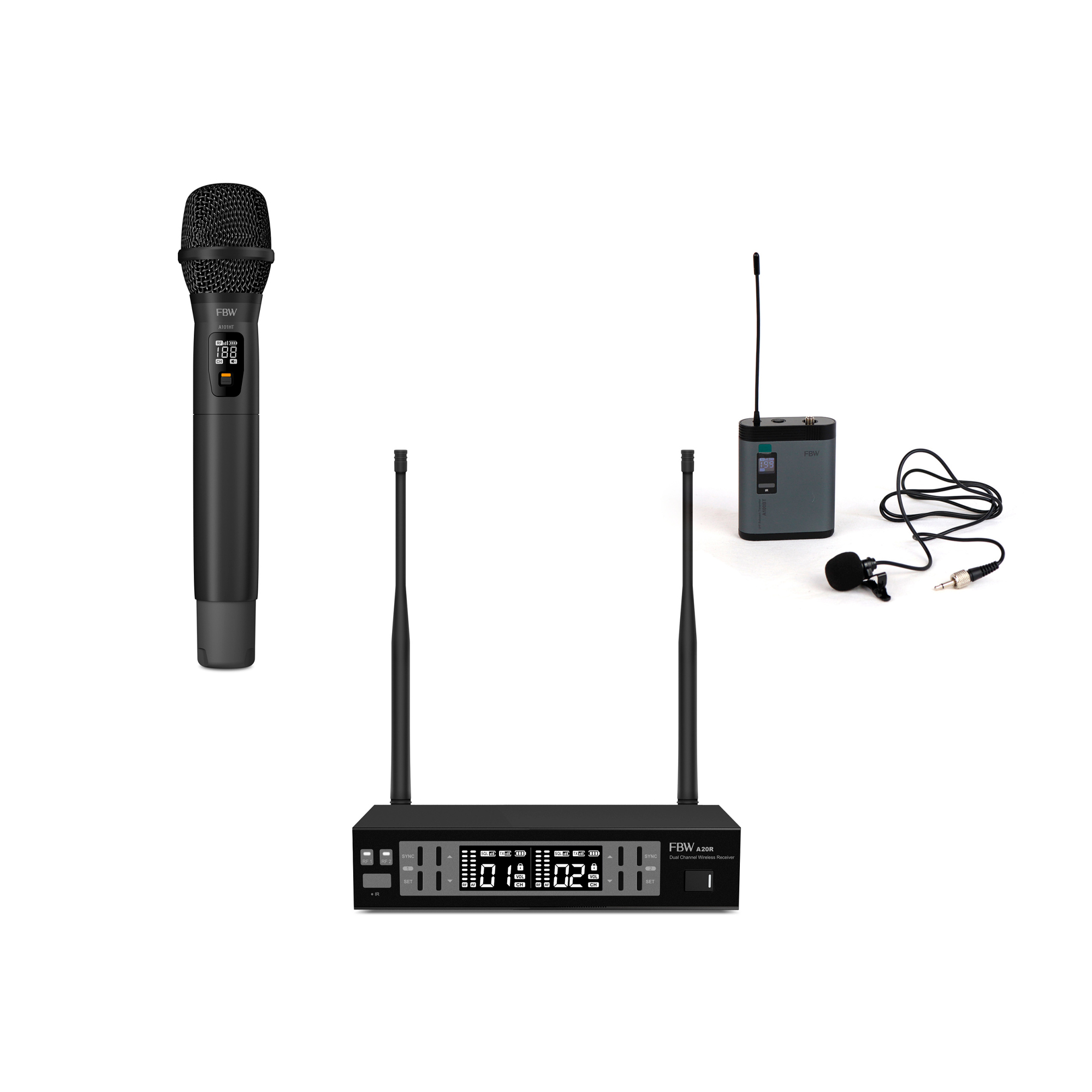 

Радиосистема FBW, Черный, A2S-Mix 1 Black