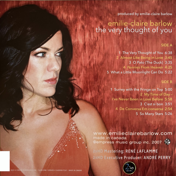 Виниловая пластинка Emilie-Claire Barlow – The Very Thought Of You LP - рис.1