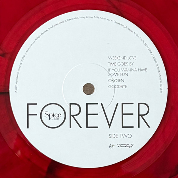 Виниловая пластинка Spice Girls – Forever (25th Anniversary) (Red W/ Black Marble) LP - рис.8
