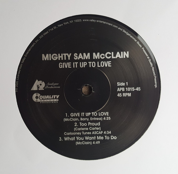 Виниловая пластинка Mighty Sam McClain – Give It Up To Love - Analogue Productions 2LP - рис.2