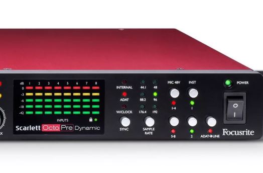 Микрофонный предусилитель FOCUSRITE Scarlett OctoPre Dynamic - рис.3