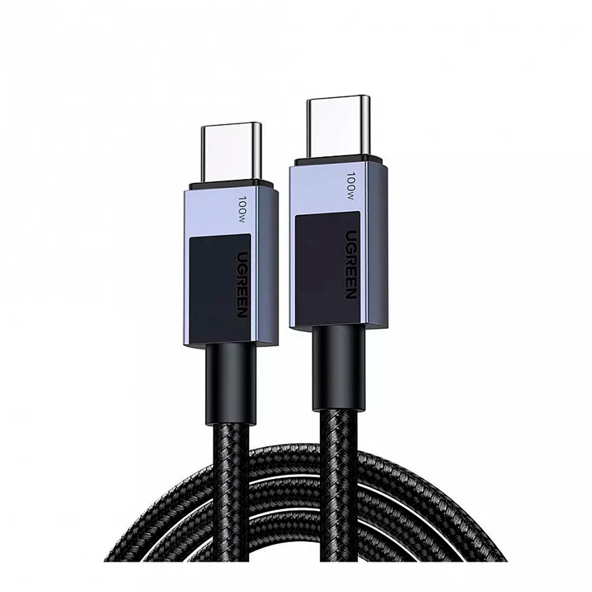 

Кабель Ugreen, Серый, L512 Black/Grey USB-C/USB-C 0.5m