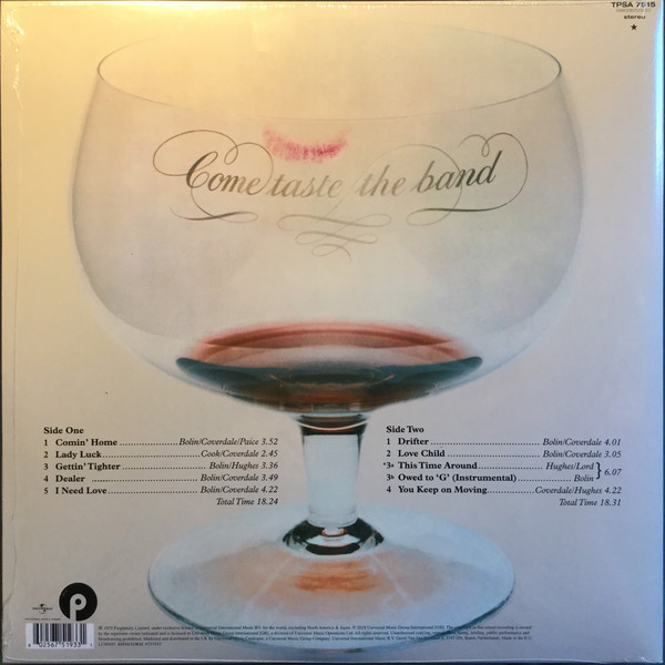 Виниловая пластинка Deep Purple - Come Taste The Band - рис.1