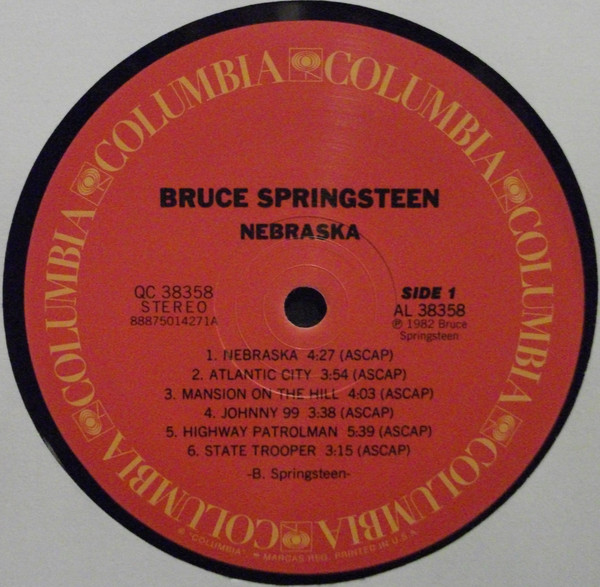 Виниловая пластинка Bruce Springsteen - Nebraska - рис.3