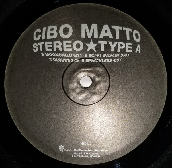 Виниловая пластинка Cibo Matto - Stereo Type A - рис.3