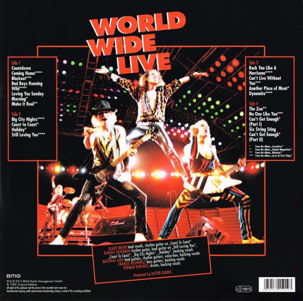 Виниловая пластинка Scorpions - World Wide Live - рис.2