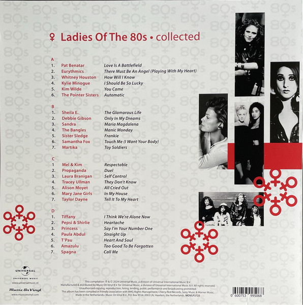 Виниловая пластинка Various - Ladies Of The 80s Collected - Red 2LP - рис.1