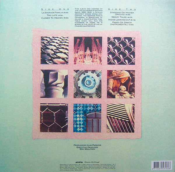 Виниловая пластинка The Alan Parsons Project - Gaudi - рис.1