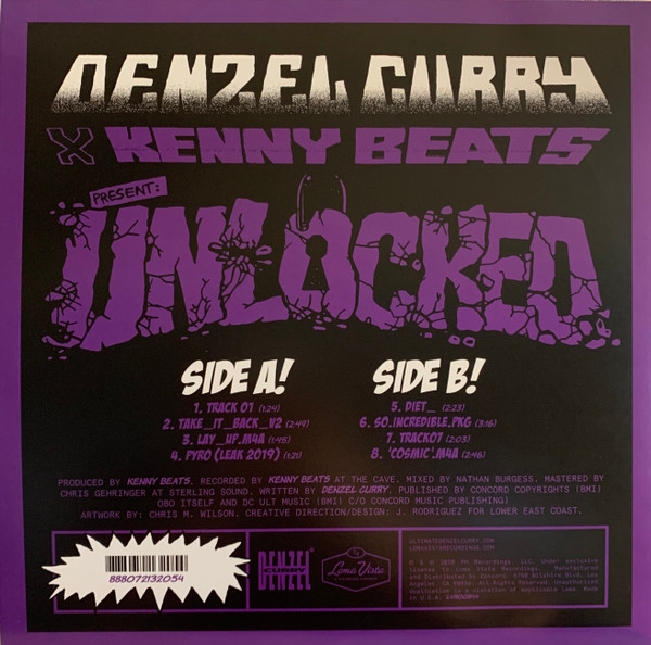Виниловая пластинка Denzel Curry X Kenny Beats – Unlocked LP - рис.1