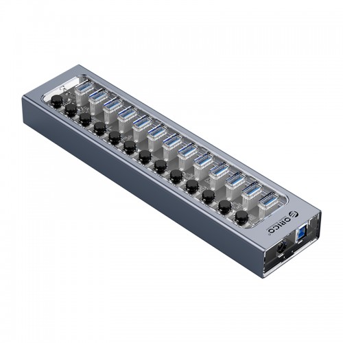 USB HUB Orico AT2U3-13AB Grey - рис.1