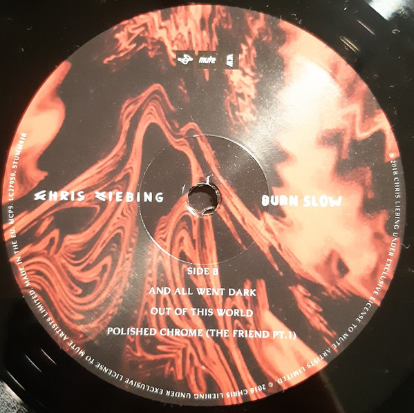 Виниловая пластинка Chris Liebing - Burn Slow - рис.1