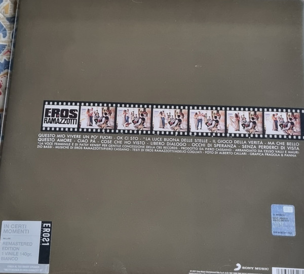 Виниловая пластинка Eros Ramazzotti - In Certi Momenti - LP - рис.1