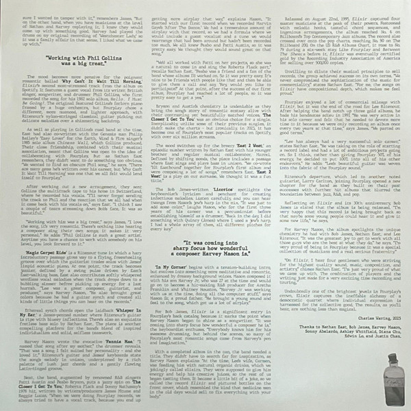 Виниловая пластинка Fourplay - Elixir (Audiophile One-Step Pressing) - 2LP - рис.11