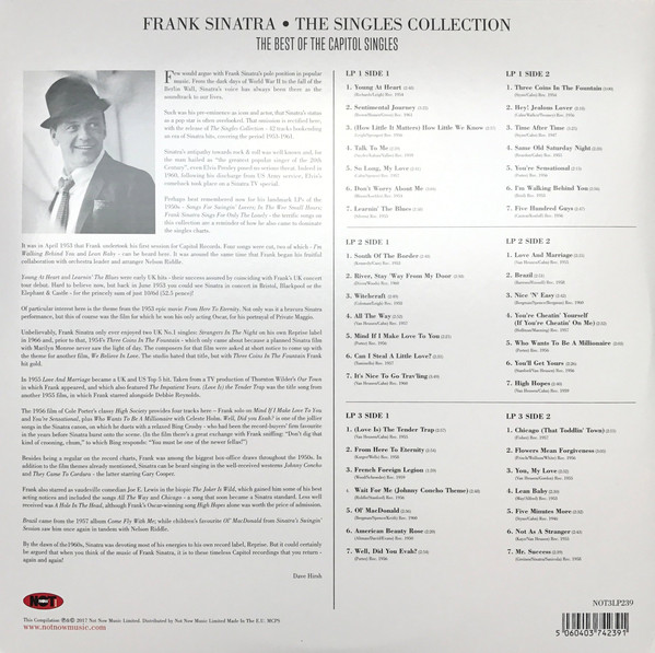 Виниловая пластинка Sinatra - The Singles Collection (The Best of the Capitol Singles) - рис.1