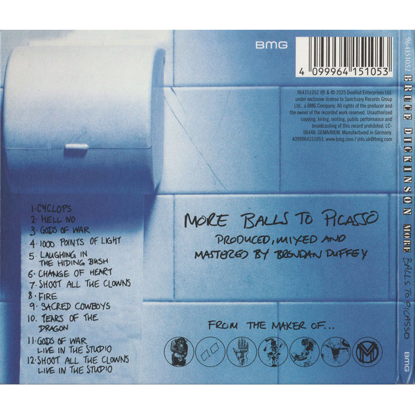 Виниловая пластинка Bruce Dickinson - More Balls To Picasso - CD - рис.1