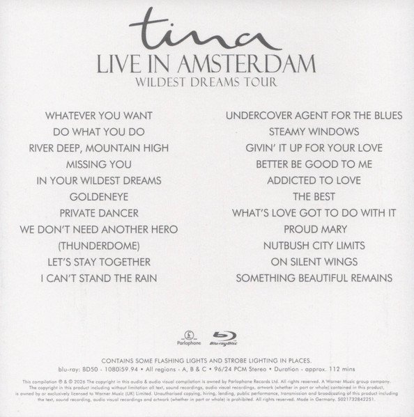 Бокс-сет Tina Turner - Wildest Dreams (Box) CD+DVD+Blu Ray - рис.22