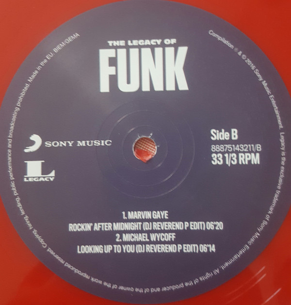 Виниловая пластинка Various - The Legacy Of Funk - рис.2