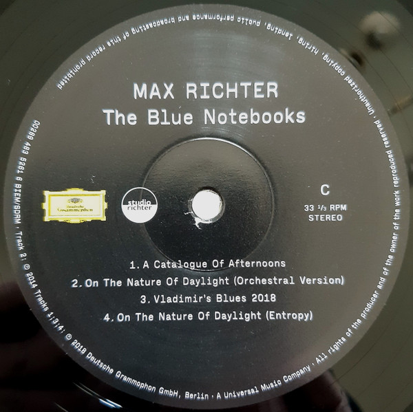 Виниловая пластинка Max Richter - The Blue Notebooks - 2LP - рис.3