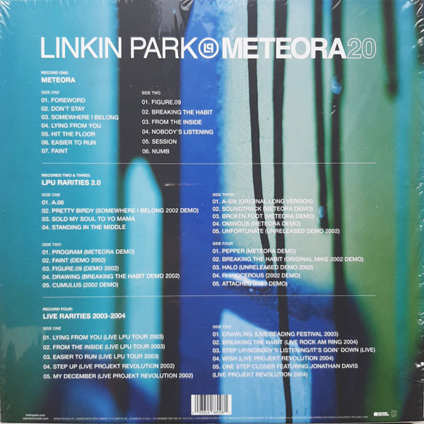 Бокс-сет Linkin Park – Meteora 20th Anniversary Edition Deluxe Box Set 4LP - рис.1