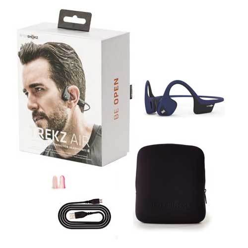Беспроводные наушники AfterShokz Trekz Air AS650MB Midnight Blue - рис.6
