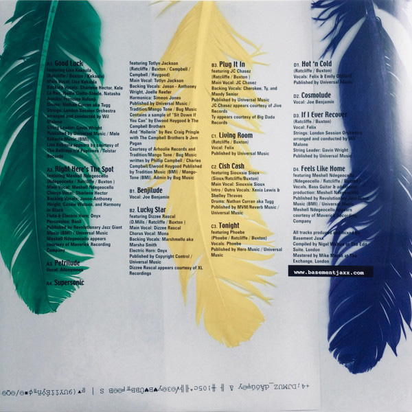 Виниловая пластинка Basement Jaxx - Kish Kash (coloured) LP - рис.3